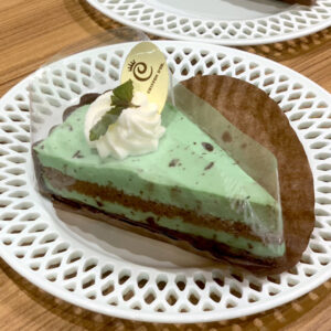 チョコミントタルト
